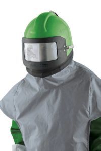 Casco para granallado